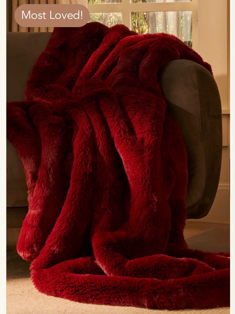 UnHide - Marshmallow Blanket - burgundy beau, Ultra-soft, Large 60”x80”
